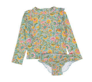 Louise Misha Yanicka Bathing Set in Water River Flowers - New With Tags, 10 years