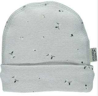 Poudre Organic  Baby Beanie in Lunar Rock Almond Milk Fleurs - New With Tags, 3-6 months