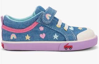 See Kai Run Kristin Chambray/Happy - New in Box, 2 big kid