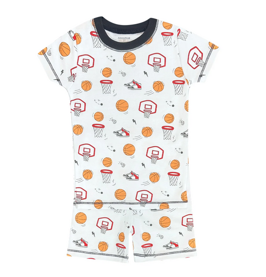 Noomie Basketball Court Short Sleeve Pajama Set