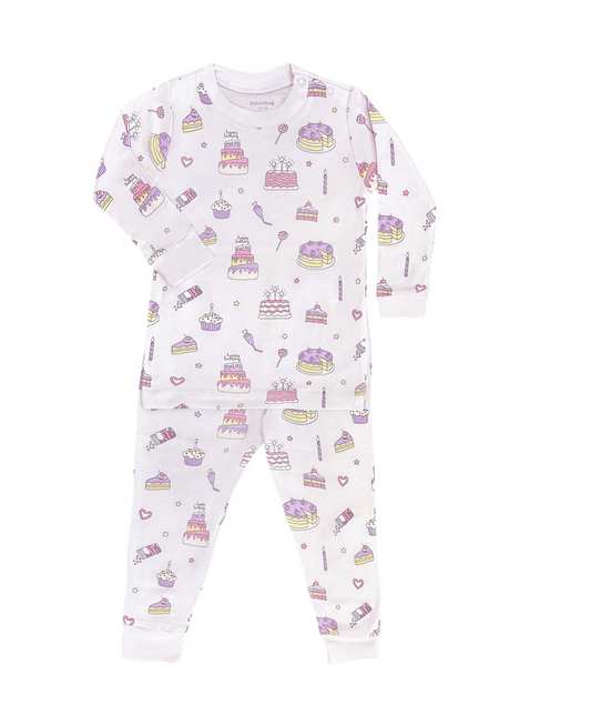 Noomie Cake Shop Long Sleeve Pajama Set