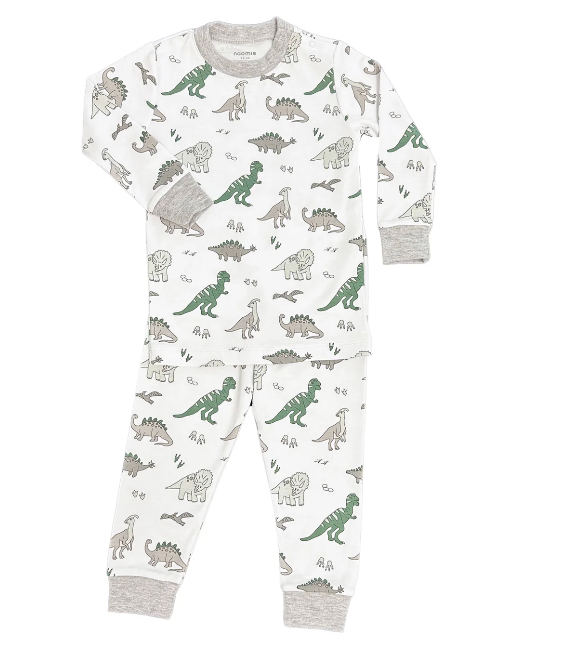 Noomie Dinosaurs Long Sleeve Pajama Set