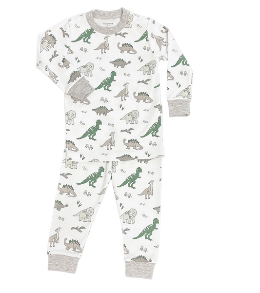 Noomie Dinosaurs Long Sleeve Pajama Set