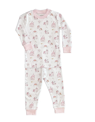 Noomie Unicorn World Long Sleeve Pajama Set