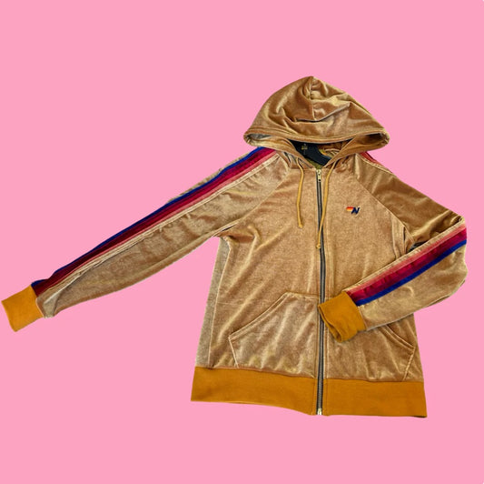 Aviator Nation zip up hoodie, x-small