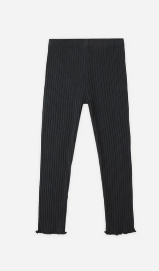 Rylee + Cru Black ribbed pant new with tags, 12-18m