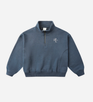 Rylee + Cru navy quarter zip new with tags, 4-5y