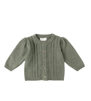 Quincy Mae Green wool sweater new with tags, 4-5y