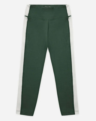 Rylee + Cru Play Basic Green Legging with White Stripes Brand New with Tags, 4-5 years