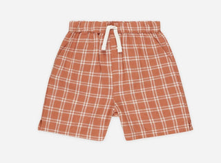 Rylee + Cru Perry Short in Poppy Check Brand New with Tags, 6-7 years