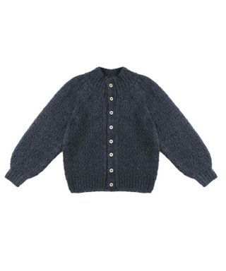 Rylee + Cru blue knit button up new with tags, 18-24m
