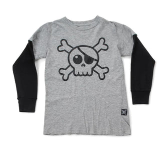 Nununu skull shirt new with tags, 18-24 months