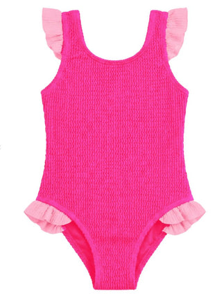 Limeapple Toddler Crinkle Ruffle One Piece Swimsuit New with Tags, 1-2 years