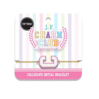 Top Trenz J.V. Charm Club Collegiate Initial Bracelet Kit