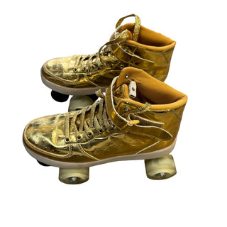 Gold roller skates, Euro 36 big kid