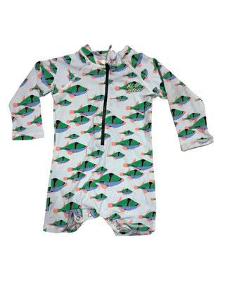 Headster One Piece Zip Up Swimsuit, 2 years