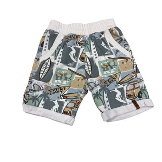Deux par Deux surf board shorts, 6 years