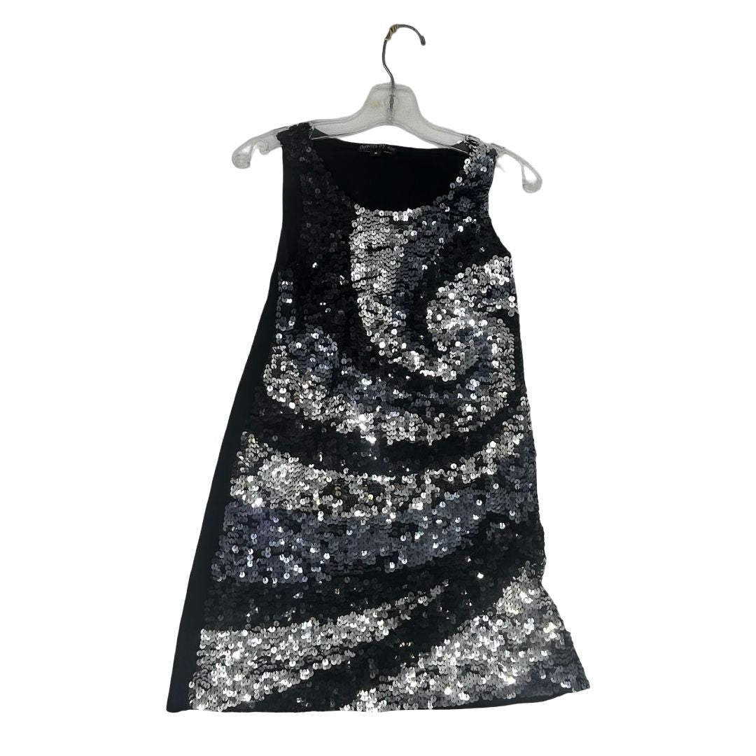 Flowers by Zoe black/silver sequin dress, youth medium