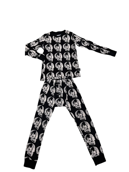 Nununu skull lounge set long sleeve, 8-9 years