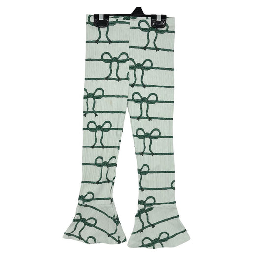 Mini Rodini green rope leggings, 6-7 years