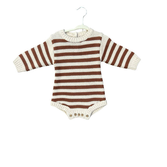 Quincy Mae Sample knit romper, 3-6 Months