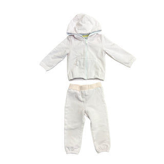 Hugo Boss Pink polka dot zip up hoodie, 18 months