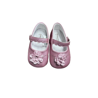 Mayoral Pink w/flower Mary Janes, Euro 17 little kid