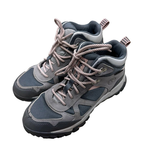 Timberland Grey Hiking Boots, 3 big kid
