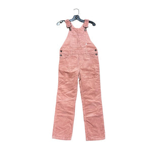 Bonpoint Salmon Corduroy Overalls , 8 years