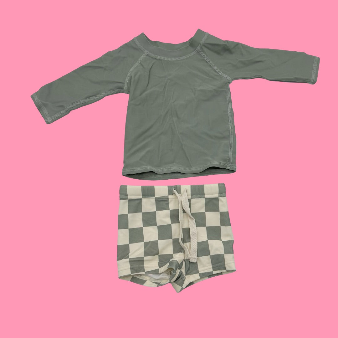 Rylee + Cru Swim set, 0-3 months