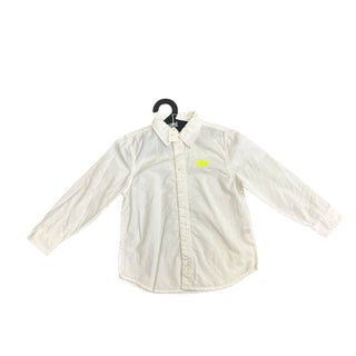 Nununu Sample White Button Down Shirt, 6/7 Years