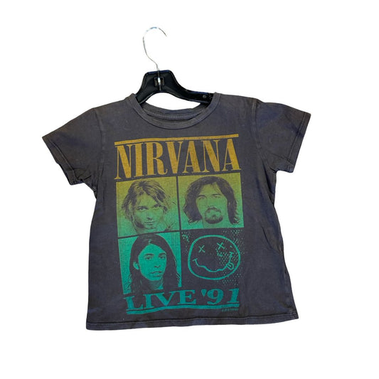 Rowdy Sprout Nirvana T-Shirt, 6 years