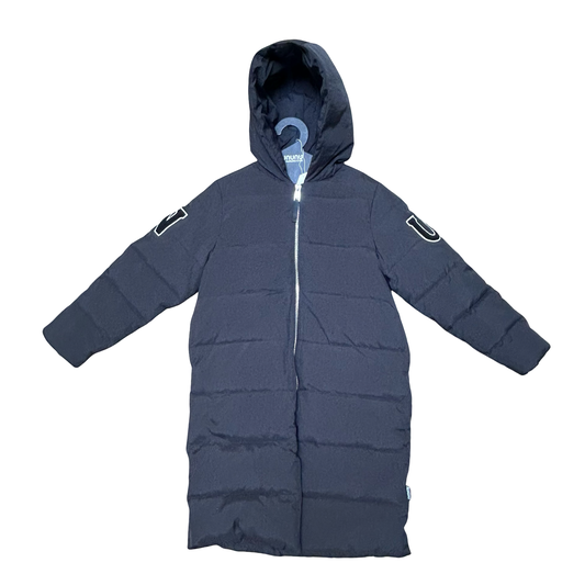 Nununu Sample black long puffer jacket, 8-9 years