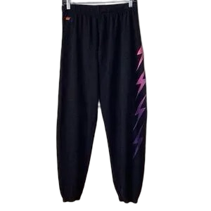 Aviator Nation lightening bolt joggers, womens xs