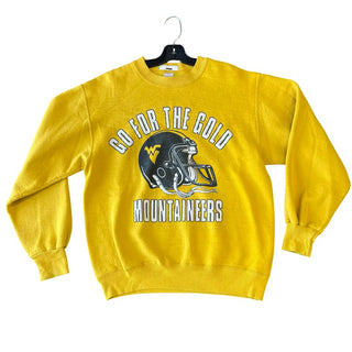 Vintage vintage yellow Mountaineers sweatshirt, medium