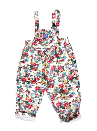Twin Collective Floral Allover Pattern Overalls, 4 years