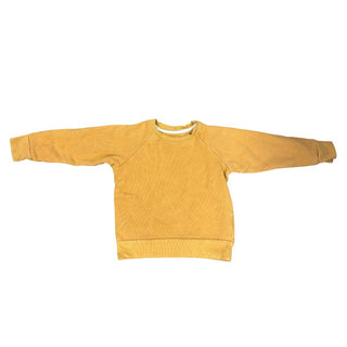 Mini Mioche Mustard Crewneck, 1-2 years