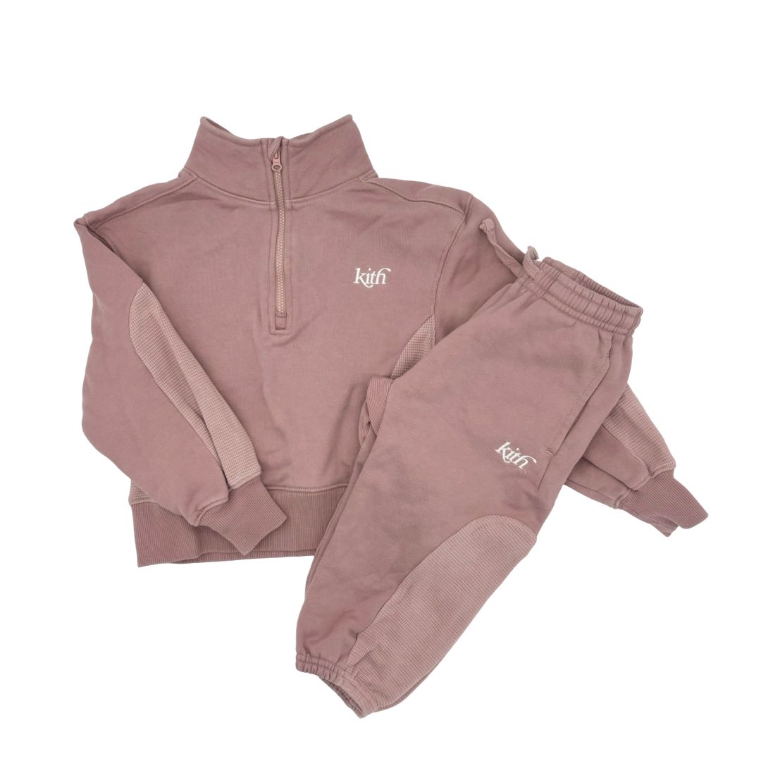 Kith Pink Sweatsuit, 4-5 years