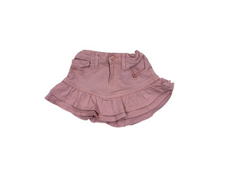 Gap Gap x Love Shack Fancy Collab Ruffled Pink Denim Skirt, 7 years