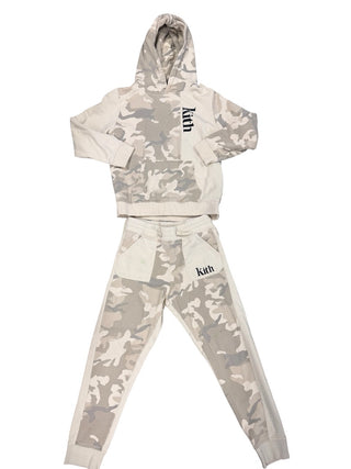 Kith Sweater and sweatpant camo set, 8-9 years