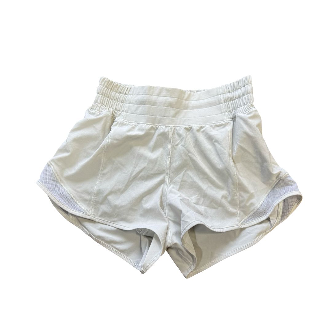Lululemon Athletica Hotty Hot High-Rise Lined 2.5" shorts Off White, 0