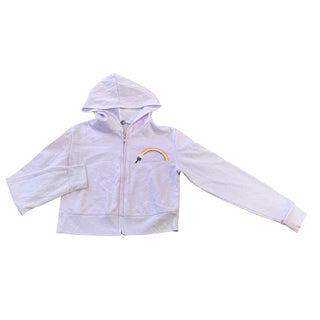 Firehouse Light pink rainbow emoji hoodie, Small