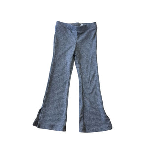 H&M Charcoal ribbed flare leggings, 2-3 years