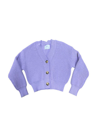 Zara purple knit cardigan, 9-10 years