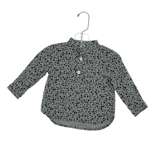 Rylee + Cru green dress shirt, 6-12 months