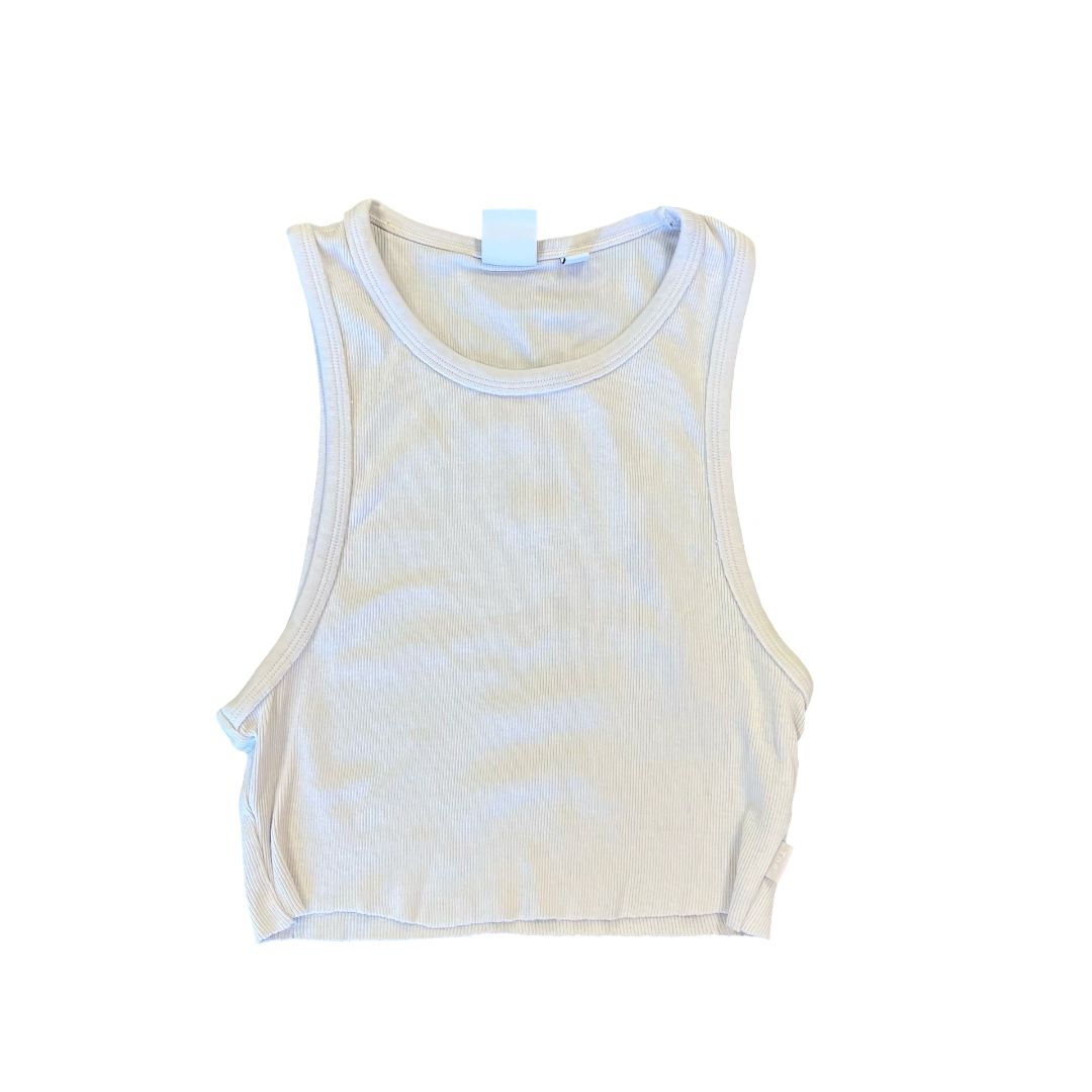 Tna light pink crop tank top, xs