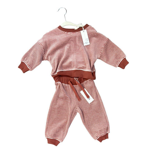 Quincy Mae Sample Velour set, 3-6 Months