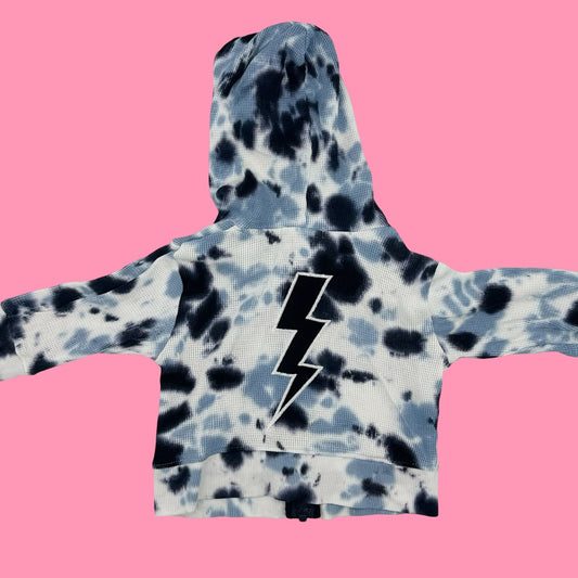 Little Mish waffle hoodie, 9m