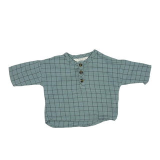 Petit Lem plaid shirt, 0-3 months