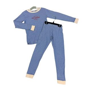Petit Bateau blue stripped pajamas, 8 years